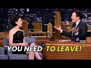 Anne Hathaway Exposes Jimmy Fallon in Explosive On-Air Meltdown — Live Audience Stunned!