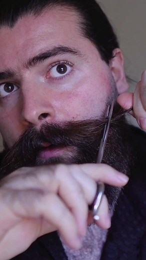 Viking Beard Trim and Hair Tutorial with ASMR | Long Hair Styling Tips