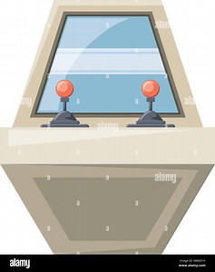 arcade machine icon over white background, colorful design. vector illustration Stock Vector Image & Art - Alamy