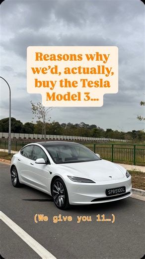 11 things about the Tesla Model 3 that genuinely surprised our Automotive Abang! From the way it drives daily, to the tech quirks you don’t notice at first glance, he breaks down the features he finds genuinely unique - and quietly interesting - about Tesla’s most accessible model. @teslamotorssg @teslamotors | OneShift