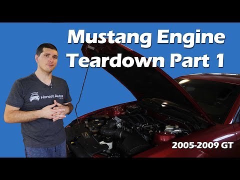 How to Disassemble A Mustang GT 3v 4.6L Motor 2005-2009 Part 1
