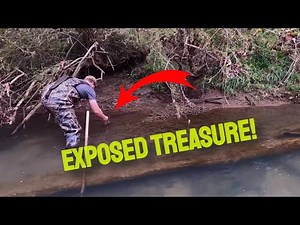 150 Years ago this Treasure was buried and forgotten! River Treasure and Antique Bottle Digging!
