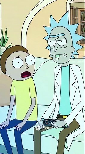 rick and morty watches new episode of interdimensional cable