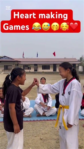 Heart making games #shortsviral #taekwando
