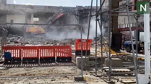 13K views · 75 reactions | As demolition work continues at the Broadmarsh centre in Nottingham, the video shows the scale of the operation inside  | Nottinghamshire Live | Facebook