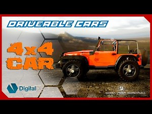 Drivable Cars: 4x4 - GTA Style 4 wheel drive car for Unreal Engine 4. Compatible with advanced pack