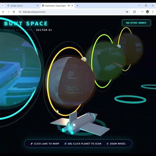 평범한 홈페이지가 지겹다면, 가상 우주 항로뷰처럼 탐험해보는 건 어때?