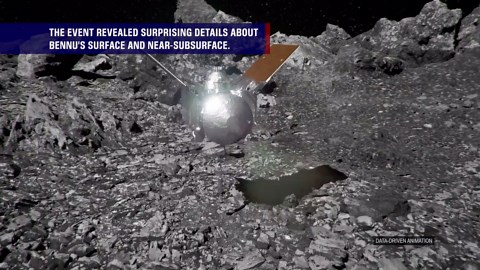 How Deep Did OSIRIS-REx Spacecraft's Arm 'Plunge' Into Asteroid Bennu?