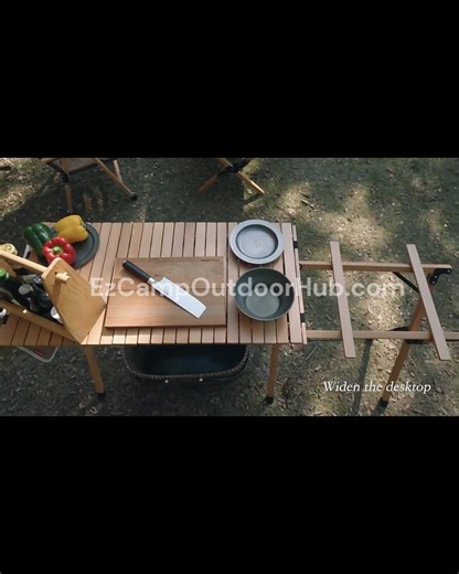 Camp setup just got an upgrade ✨ Meet the Naturehike STAR ROLL Egg Roll Table — solid beech wood slats with tough iron links for a stable, natural camp vibe. Easy to roll, quick to set up, and built to handle every meal, brew, and late-night card game outdoors. 🛒Available at Ezcamp 🏕️ ✅ Full Product Details & Pricing: 📌 Check complete specs, updated stock status, and all available bundles here: 🌐 https://ezcampoutdoorhub.com/products/naturehike-star-roll-camping-egg-roll-table-outdoor-portab