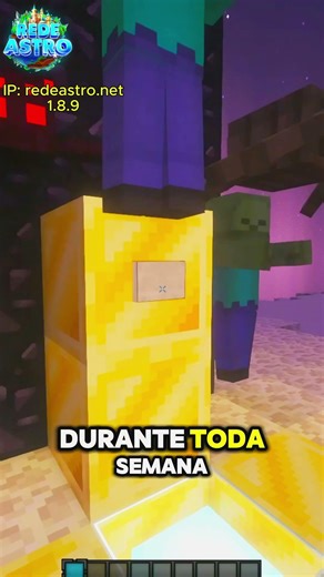 IP: redeastro.net #fullpvp #minecraft #jogos #tutorial #minecraftbuilding #gamer #vaiprofycaramba