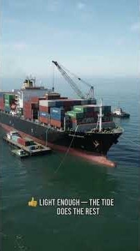 Why Six Tugboats Can’t Always Free a Grounded Ship