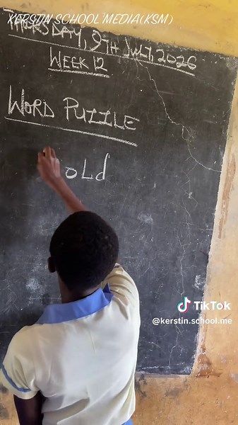 Word puzzle by some learners of Kerstin Catholic Complex. ##ViamParantes## ## NurturingMinds##