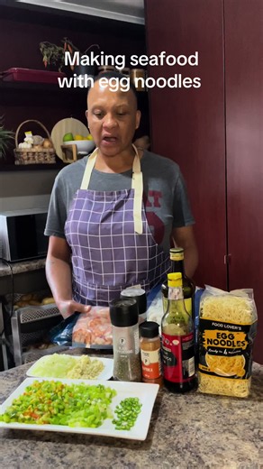 Seafood with Egg Noodles Recipe