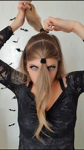 3.5M views · 31K reactions | HALLOWEEN EASY HAIR IDEA ️ #coiffure #hairinspo #hairstyle #hairstyle #hairstyling #HairGoals #hairstyleideas #hairstyletutorial #easyhairstyles #quickhairstyles #Halloween #halloween2025 #halloweenhair #HalloweenParty | poppy_hairstyles | Facebook