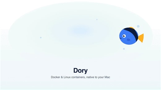 Meet Dory: a free, open-source Docker Desktop and OrbStack alternative for Mac.One shared VM for all your containers (~4.7x less idle RAM), a real docker socket, one-click Kubernetes, full Linux machines for all dev work. ~6 MB, no Electron, no accounts, GPL-3.0.