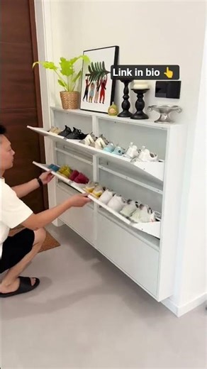 Shoe Storage Cabinet with 3 Flip #home #storagesolutions #onlineshop