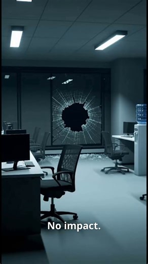 Office Window Explodes Out of Nowhere…