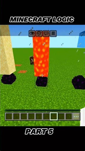 MINECRAFT LOGIC PART 5 #viral #viralshorts #minecraft