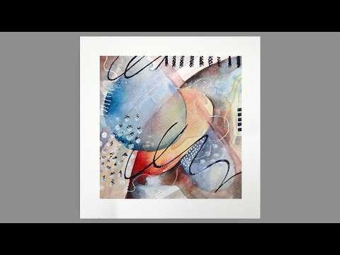 Abstract Watercolor Warm Neutral Color Balance Study | Relaxing Painting Process