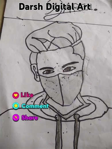 Face Image Art || Pencil Art || Drawing || Rekhachitra. #artist #artwork #pencilart #humanfaceart