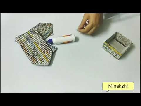 Newspaper craft ideas