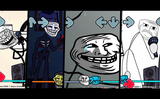 (FNF)优质模组Funkin Physics (Vs Trollface/Trollge) Week 2 DEMO