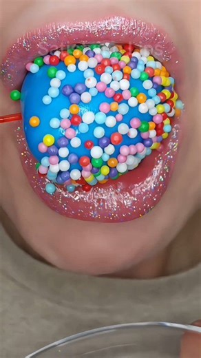 ASMR Satisfying Eating Gummy Candy #asmr #asmreating #satisfyinglips | Satisfying Lips