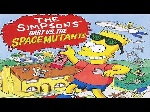 The Simpsons: Bart vs. the Space Mutants (NES-NA Version) Full Game Session 📺🕶️👽