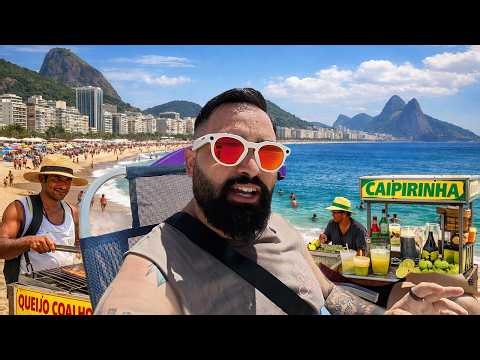 Visiting the MOST FAMOUS BEACH in the World! 🇧🇷 (COPACABANA)