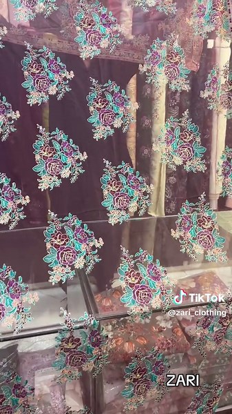 Heavy shawl embroidered net available only at ZARI #embroidered #partywear #bareeze #zari #citycenter