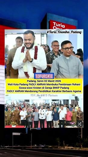 Walikota Padang Membuka Pendidikan Rohani Kristen Di Gereja BNKP Padang