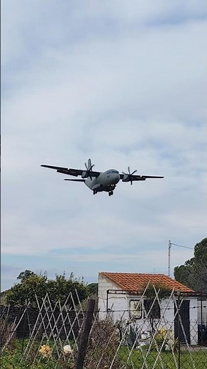 Hellenic Air Force - Alenia C-27J Spartan landing in Mytilene Airport from Elefsina Air Base.
