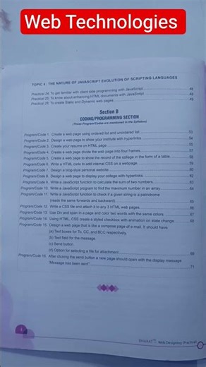 Web Technologies #btech #bca #mtech #mca #webtechnology #webdesign #web3 #webdevelopment #exam #cse