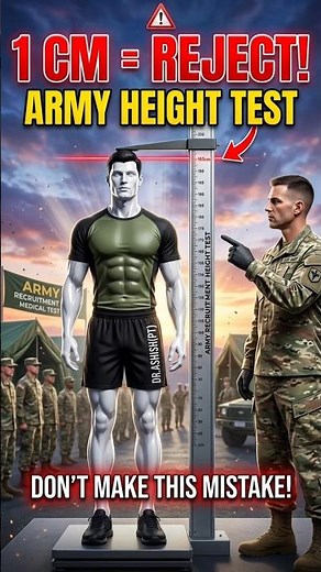Army Medical Height Test 2026 | Height Measurement Process & Rejection Rules Explained 🇮🇳