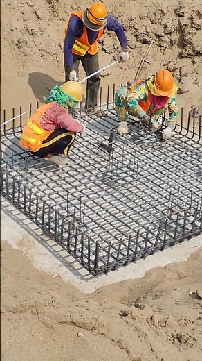 How to Tie Foundation Rebar Like a Pro | Construction Site Walkthrough
