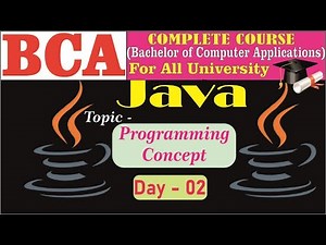 #BCA || Java || Day - 2 || Programming Concept || Java all tutorial for programing || unique group
