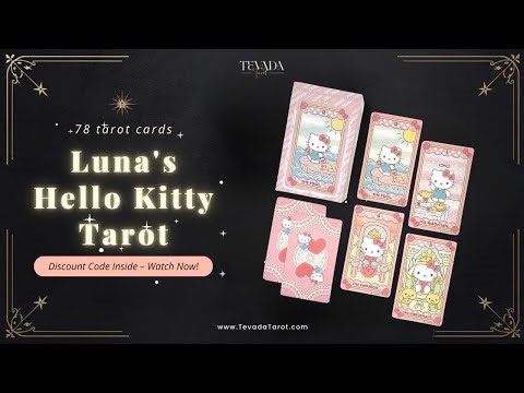 Luna’s Hello Kitty Tarot – Flip Through: Gentle Guidance & Pastel Dreams 💖🌸 #sanrio #hellokitty