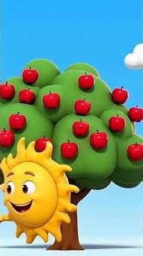 Sunny Sings About Red Apples! 🍎☀️ Fun Kids Song for Toddlers & Preschool Learning
