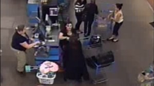 Video shows woman attack Walmart clerk with scissors