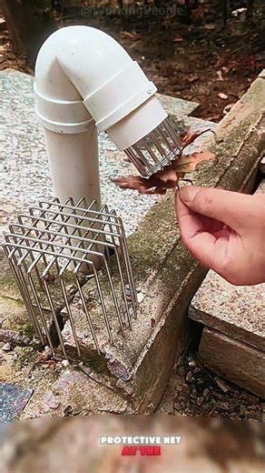 Method of installing a protective net at the drain outlet 📏🧵🛠️🚿