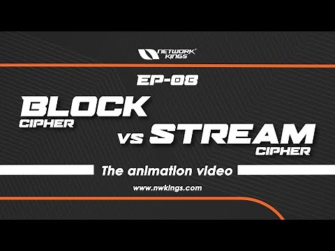 [EP08] Stream vs Block Cipher | Cybersecurity Animated Series | Network Kings