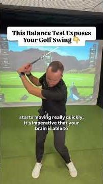 This Balance Test Exposes Your Golf Swing 👇
