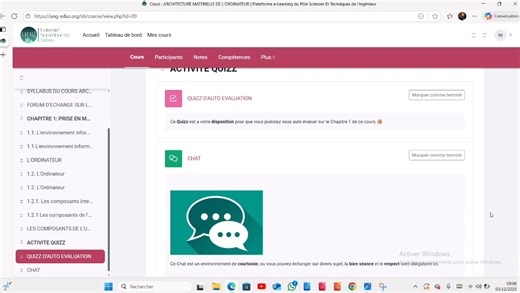 🚀 Accédez et Maîtrisez Votre Plateforme d'Enseignement Moodle ! ​Bienvenue, chers étudiants, sur votre plateforme d'enseignement Moodle ! Cette courte vidéo vous guidera à travers les étapes simples pour vous connecter et naviguer efficacement dans vos cours en ligne. ​🔑 Comment Se Connecter à Moodle ​Suivez attentivement ces instructions pour votre première connexion : • ​Votre Identifiant : Il est composé de la premier lettre de votre prénom suivi immédiatement de votre premier nom, sans esp