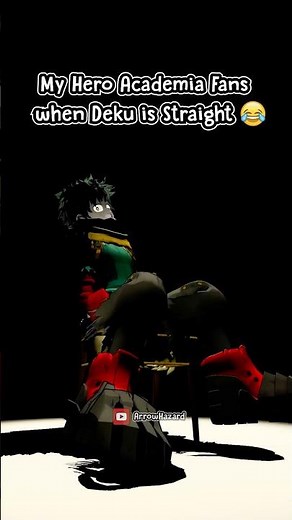 My Hero Academia Fans when Deku is Straight 🫵😂 #myheroacademia