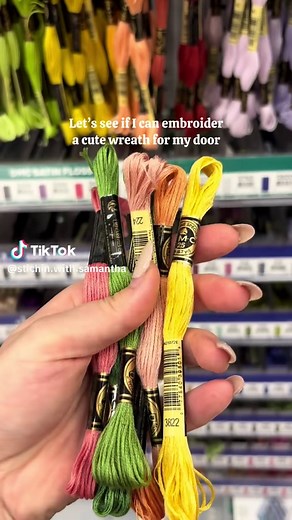 DIY Embroidered Wreath: Refresh Your Spring Decor