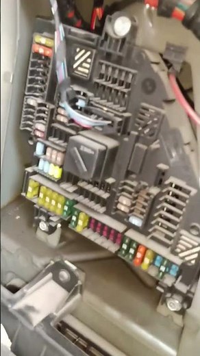 BMW X3 Fuse box location #bmw #BMW #ceps