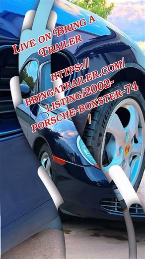 2002 Porsche 986 Boxter live on Bring a Trailer. Auction link in the description