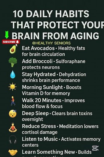 10 Daily Habits to Keep Your Brain Young & Sharp | Doctor-Backed Tips