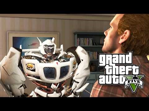Jazz Transformers in GTA5 (Character Swap)
