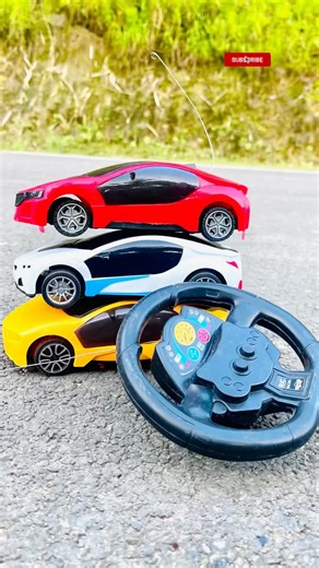 rc triple remote control fast power speed car review and racing test😱